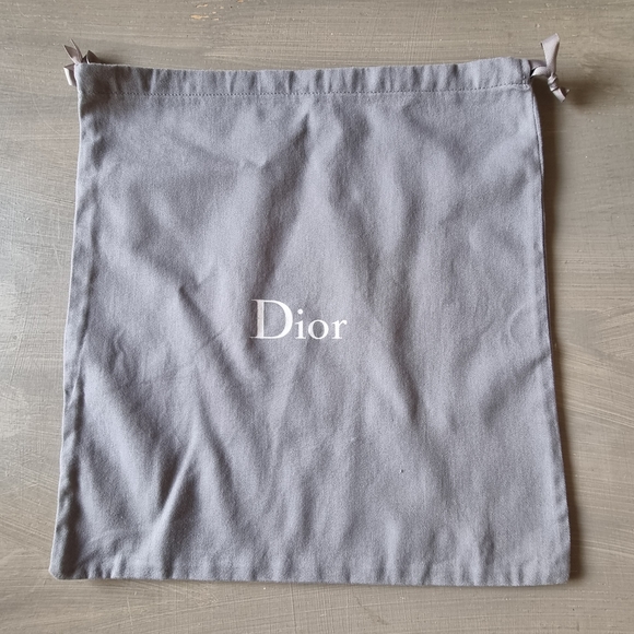 Christian Dior drawstring gray dustbag - Picture 1 of 3